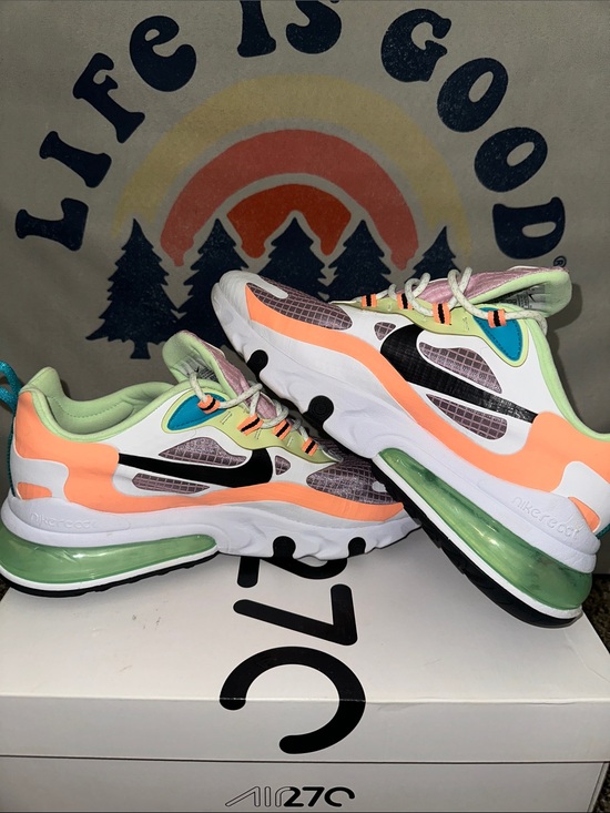 Nike Shoes - Nike Women's Air Max 270 React — LT Arctic Pink/Black